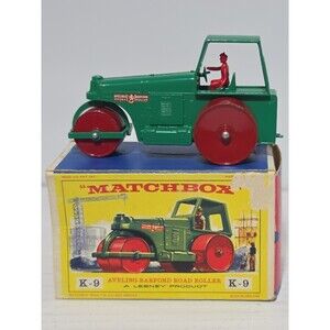 Lesney Matchbox King Size K-9 Aveling-Barford Road Roller w/ Box